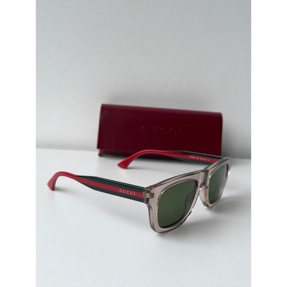 NEW Gucci GG1991S 003 Brown Square Sunglasses $395 main image 7